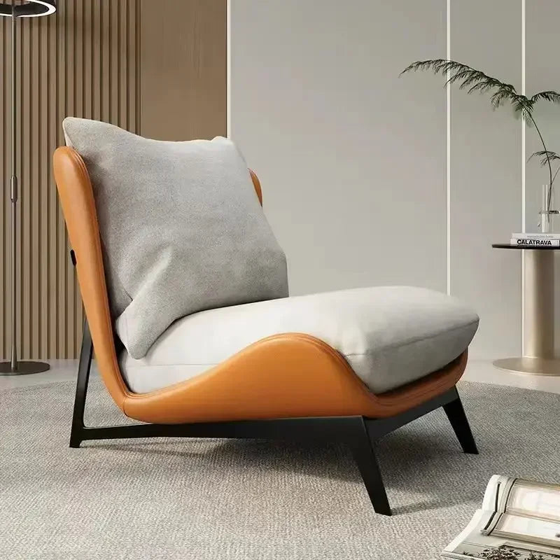 Balcony Leisure Chair Simple Single Sofa Living Room Leisure Lounge Chair Lazy Sofa Chair Living Leisure Reading
