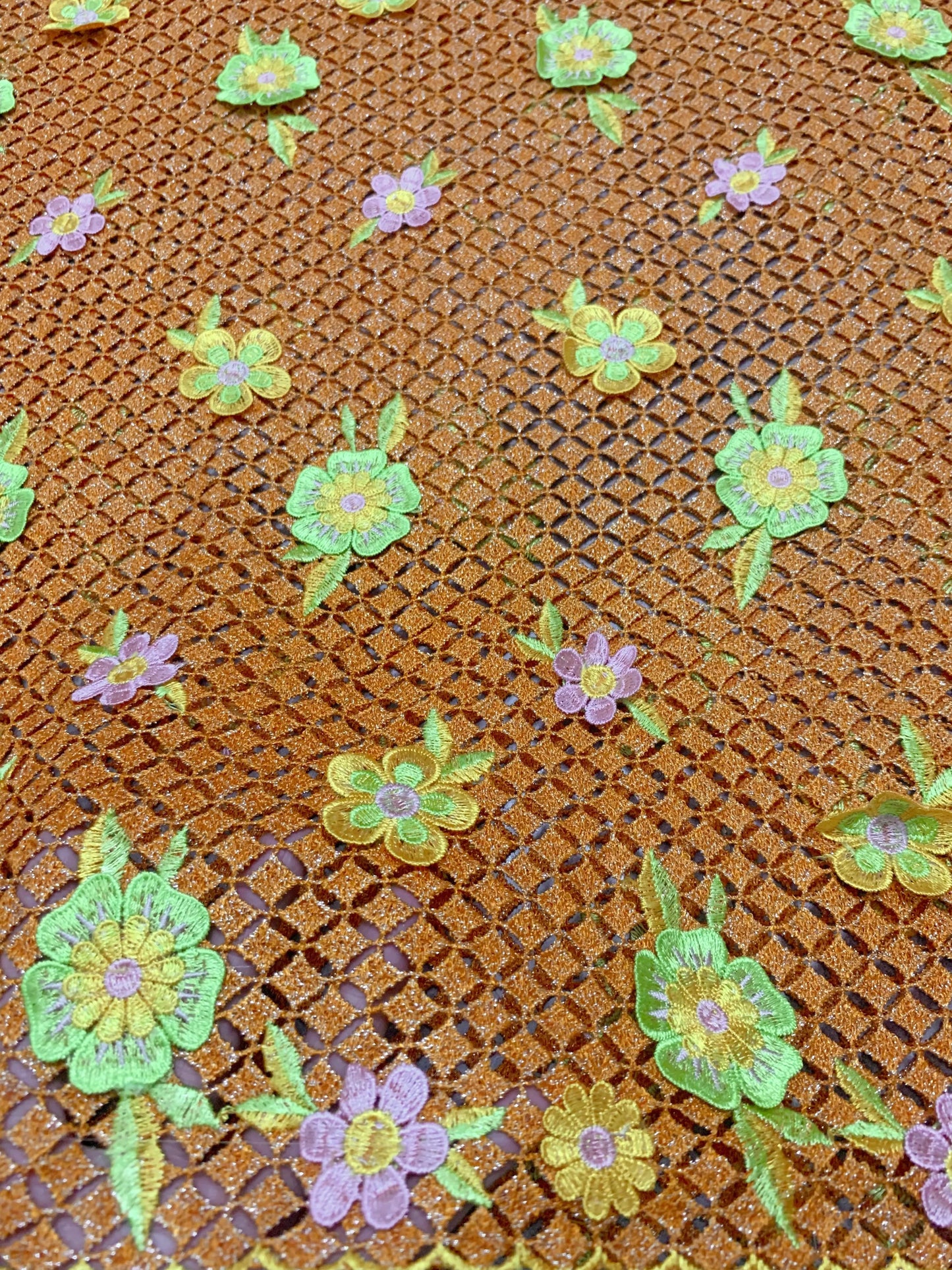 Nigerian 3D Embroidered Water Soluble Lace Fabric 2025 African Guipure Cord Lace Fabric for Sewing Women Dresses Latest 5 Yards