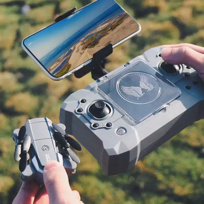 Mini Drone 4K HD Camera Aerial Aircraft Air Pressure Fixed Height Folding Pocket Remote Control Airplane Toys for Kids Gift