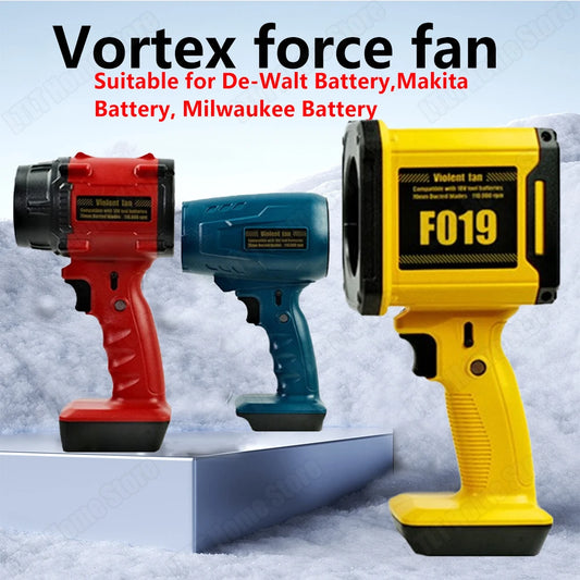 Turbo Jet Fan for Dewalt/For Makita/For Milwaukee Battery Air Duster Brushless Motor Electric Air Blower Power Tool for Cleaning