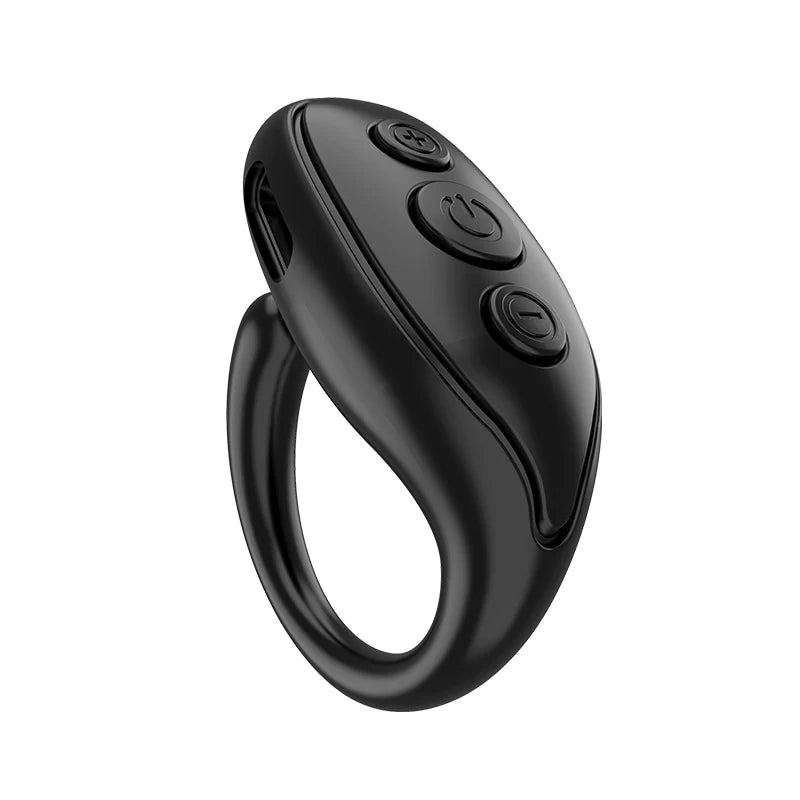 For Tiktok Fingertip Remote Control Scrolling Ring Wireless Camera Shutter Selfie Button Bluetooth Page Turner for Ios Android