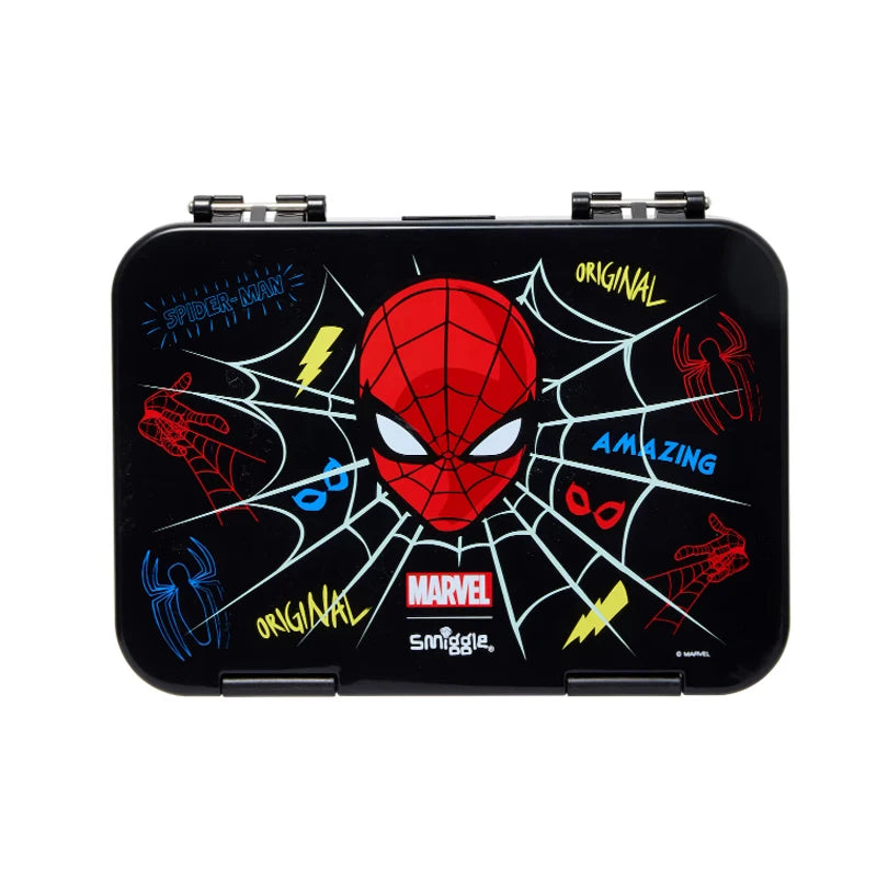 Smiggle Marvel Spider-Man Children Stationery Student School Bag Lunch Bag Lunch Box Wallet Pencil Box Water Cup Student Gift