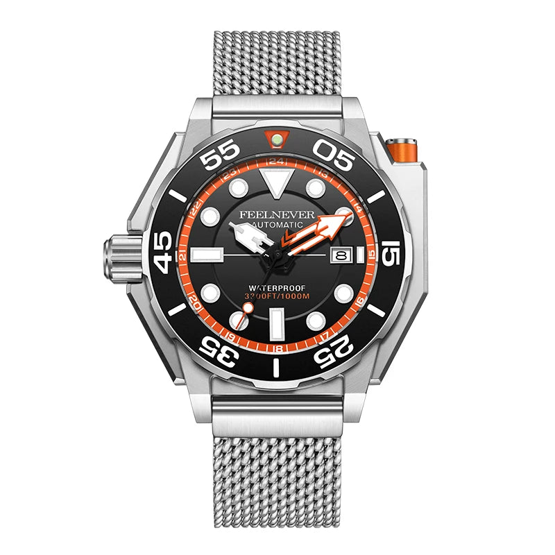 Top Brand Luxury Automatic Watch for Men Fashion Business Watch Men Military Waterproof Men'S Mechanical Wristwatches
