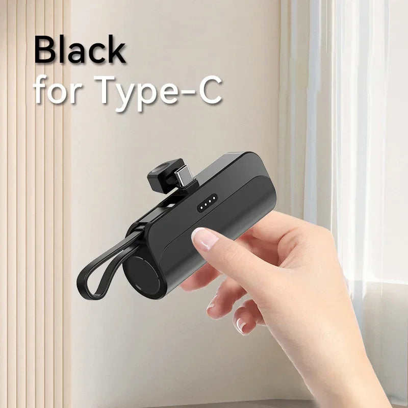 Mini Portable Mobile Phone Charger External Battery Power Bank Plug and Play Suitable for Apple Samsung Huawei Xiaomi 10000Mah