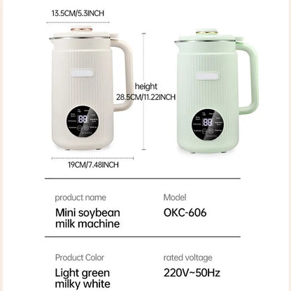 Intelligent Soybean Milk Machine Electric Soybean Baby Electric Food Soy Maker Mixer Food Blender Maker Rice Paste Maker Kettle