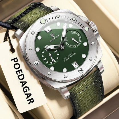 High Quality Military Watch for Man Waterproof Luminous Date Fashion Men Clock Nylon Leather Quartz Men'S Watches Reloj