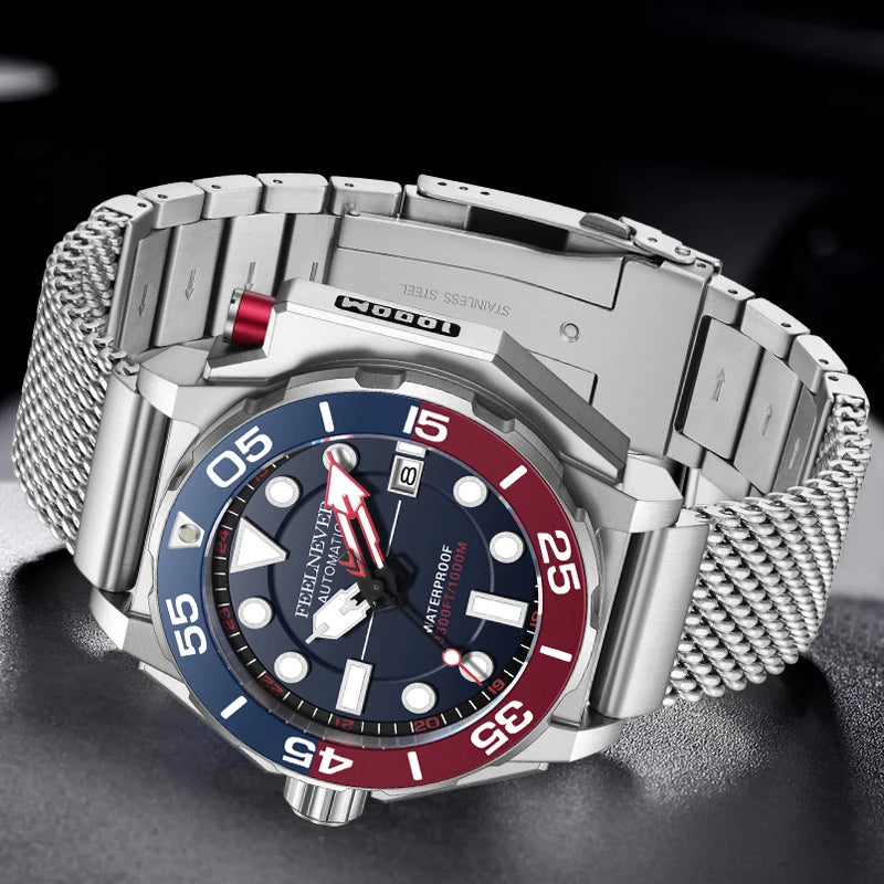 Top Brand Luxury Automatic Watch for Men Fashion Business Watch Men Military Waterproof Men'S Mechanical Wristwatches