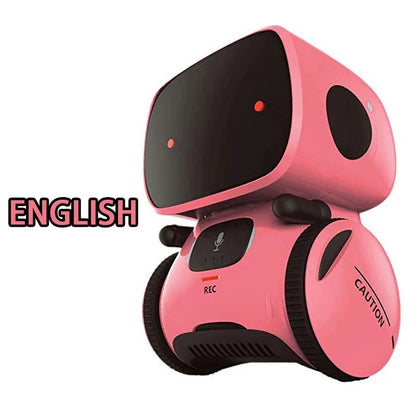 Toy Robot Intelligent Robots Russian & English & Spanish Version Voice & Touch Control Toys Interactive Educational RC Robot