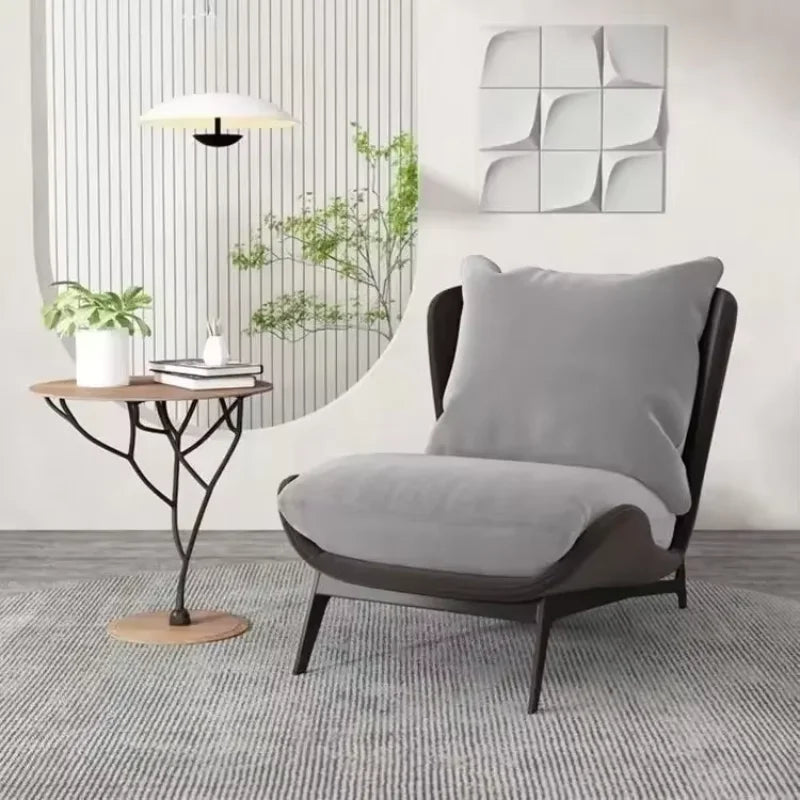 Balcony Leisure Chair Simple Single Sofa Living Room Leisure Lounge Chair Lazy Sofa Chair Living Leisure Reading