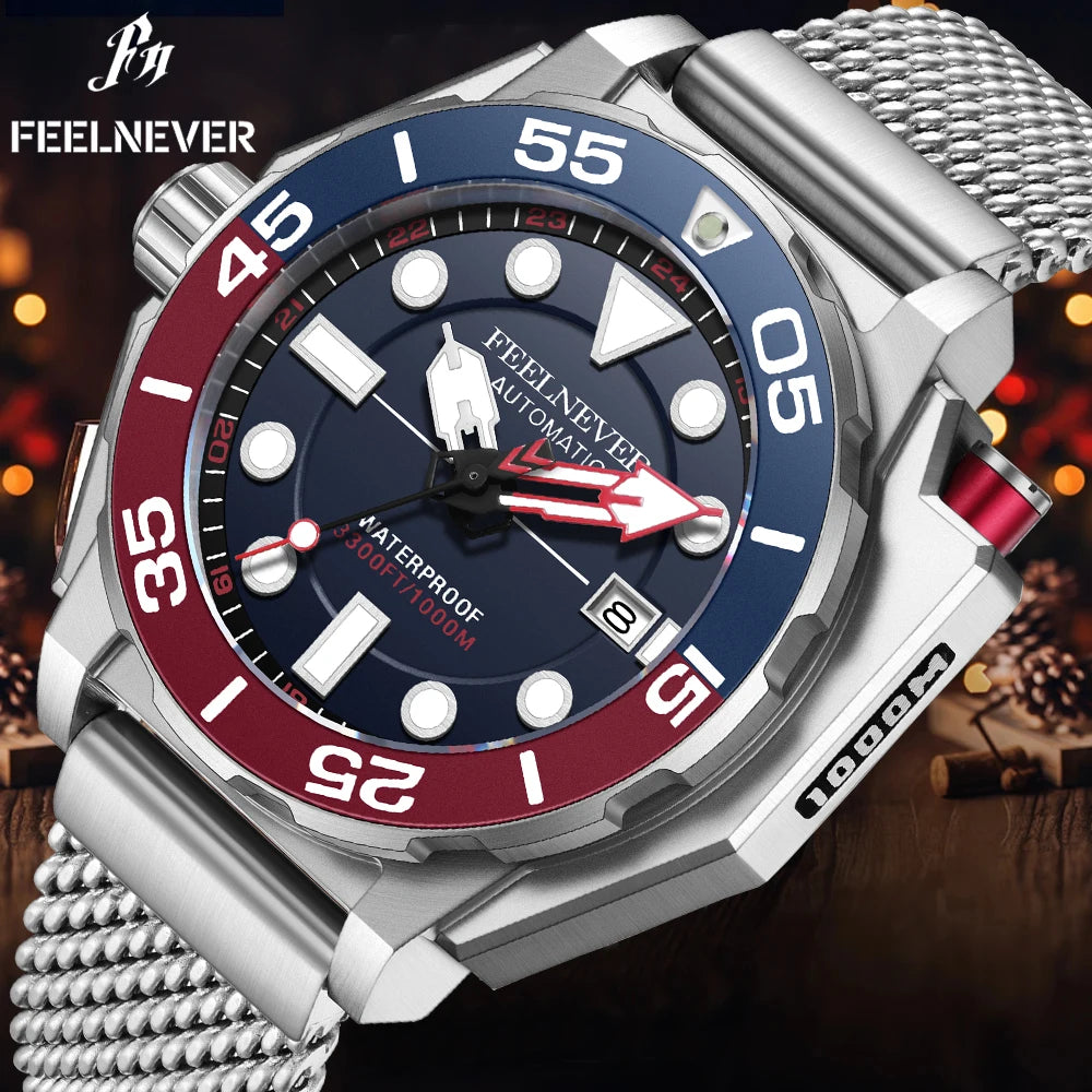 Top Brand Luxury Automatic Watch for Men Fashion Business Watch Men Military Waterproof Men'S Mechanical Wristwatches