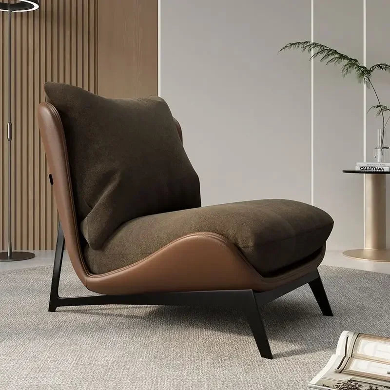 Balcony Leisure Chair Simple Single Sofa Living Room Leisure Lounge Chair Lazy Sofa Chair Living Leisure Reading