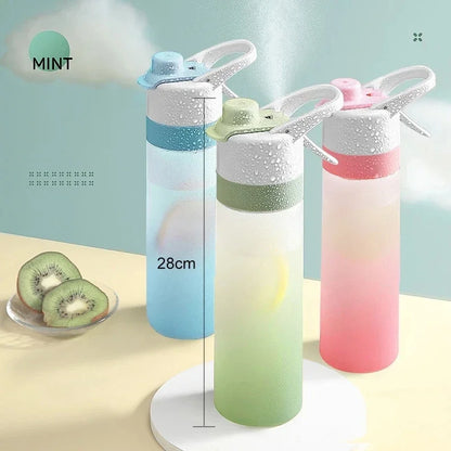 650ML Water Bottle for Girls Outdoor Sport Travel Bottles Large Capacity Spray Bottle BPA Free Drinkware Travel Bottles Gift Cup