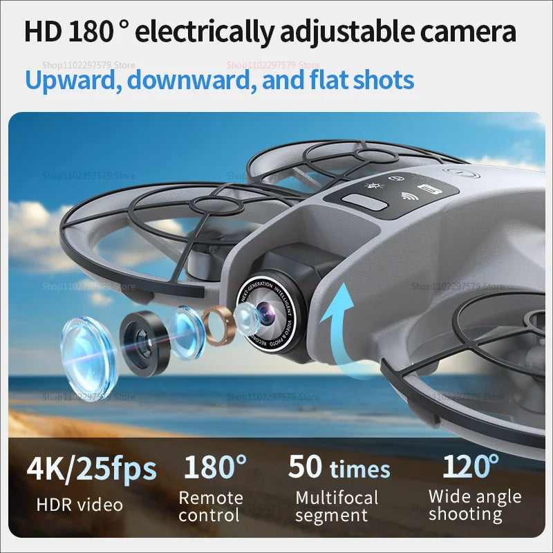 K200 MAX Drone 6K HD Real Time Video Large Screen Transmission Brush Motor Obstacle Avoidance Quadcopter Photography Kids Adults