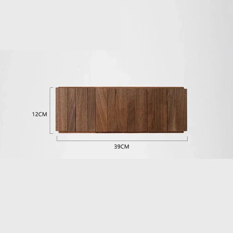 Coat Hat Key Rack Hangers Natural Walnut Texture Wall Clothes Hanger Nordic Solid Wood Manual Wall Decorative Magnetic Foldable