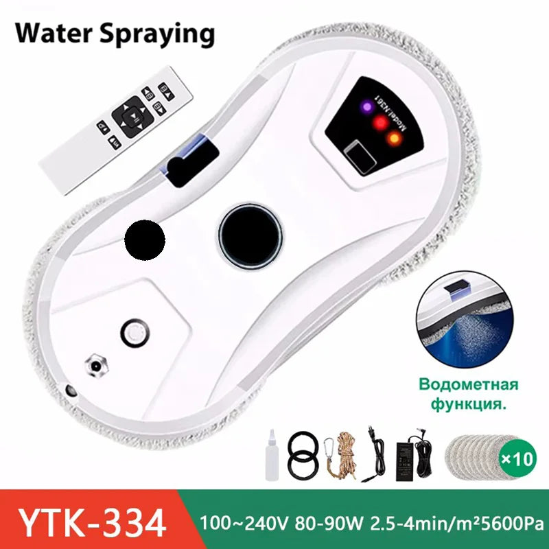 Home Intelligent Cleaning Robot with Automatic Water Spraying Function, anti Drop Magnetic Glass Cleaning Machine