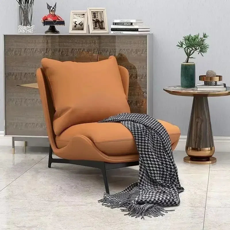 Balcony Leisure Chair Simple Single Sofa Living Room Leisure Lounge Chair Lazy Sofa Chair Living Leisure Reading