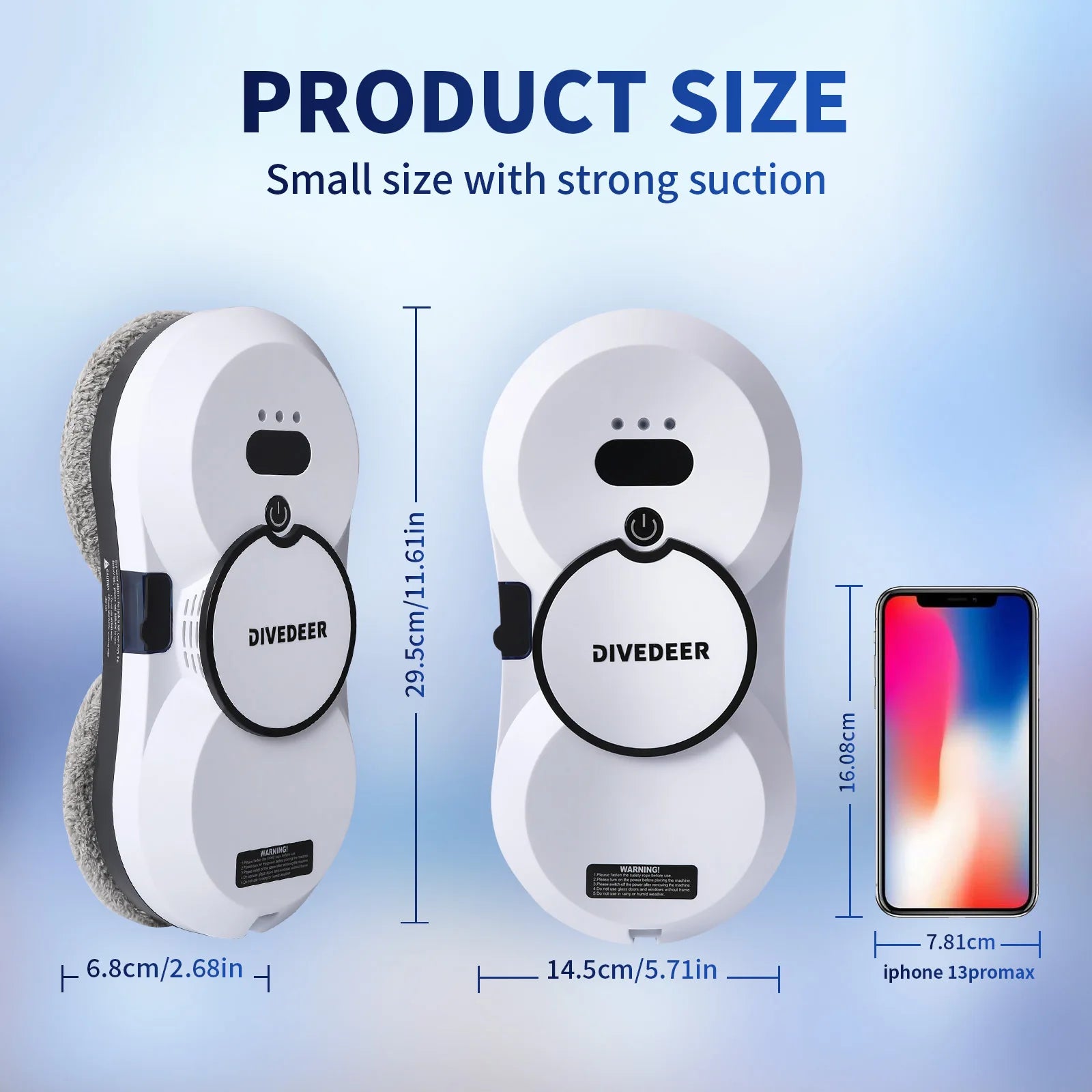Home Intelligent Cleaning Robot with Automatic Water Spraying Function, anti Drop Magnetic Glass Cleaning Machine