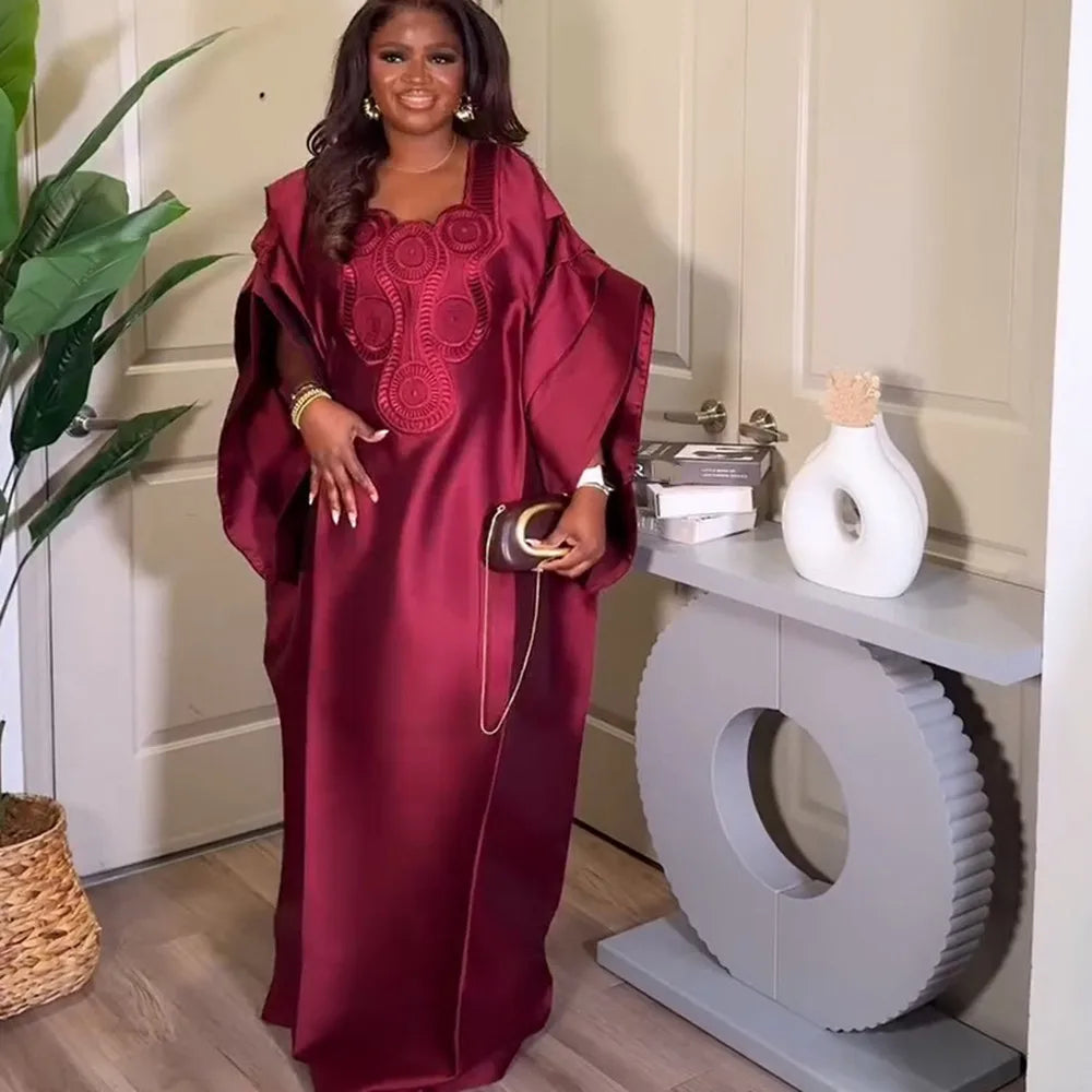 African Dresses for Women Traditional Africa Clothing Dashiki Ankara Outfits Gown Abayas Robe Muslim Kaftan Maxi Long Dress 2025