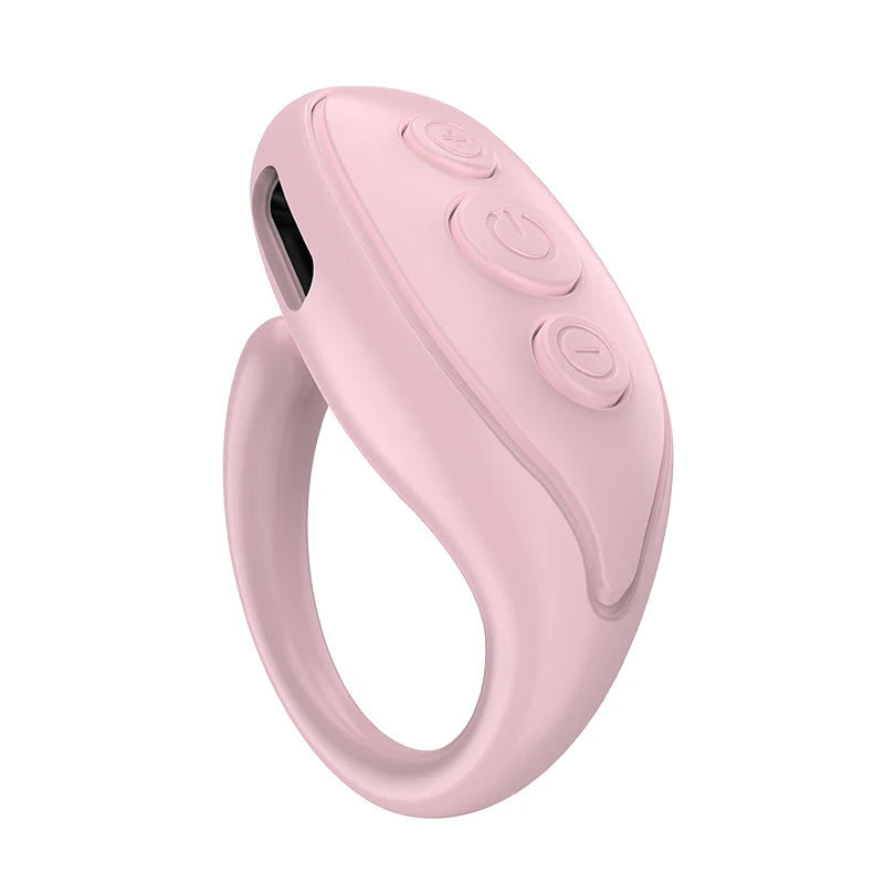 For Tiktok Fingertip Remote Control Scrolling Ring Wireless Camera Shutter Selfie Button Bluetooth Page Turner for Ios Android
