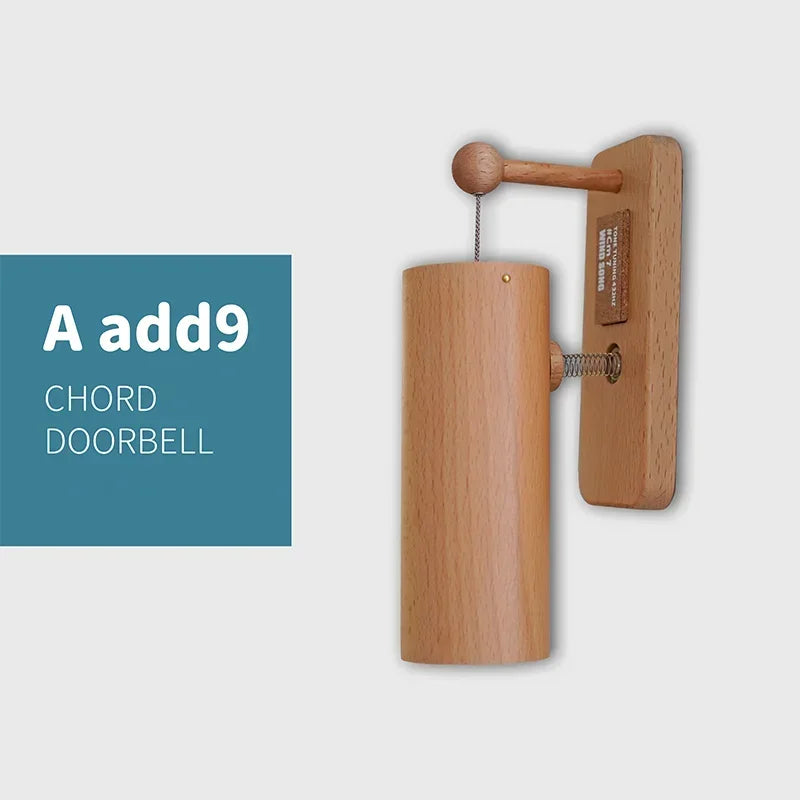 432Hz Door Opening Wood-Made Doorbell Chime Music Chords Door Bell Chimes for Home Business Entrance Fridge Housewarming Gift