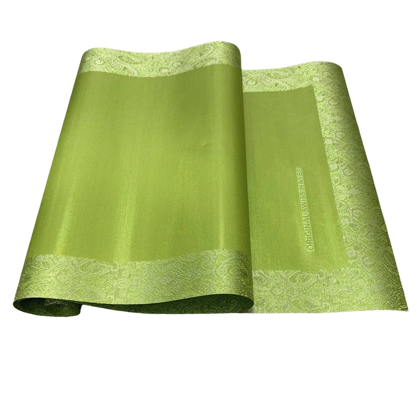 Original Swiss Jacob Hayes Gele 2025 Nigerian Platinum Headtie Luxurious Artisanal Headwrap Wedding Festival Dress Collocation