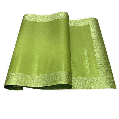 Original Swiss Jacob Hayes Gele 2025 Nigerian Platinum Headtie Luxurious Artisanal Headwrap Wedding Festival Dress Collocation
