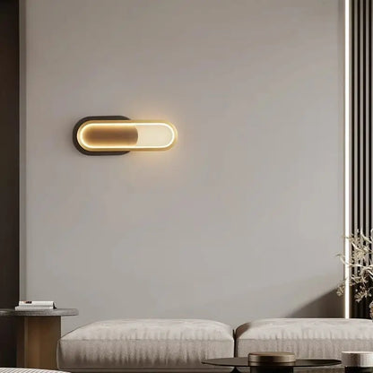 Bedroom Headboard Wall Lamp All Copper Atmosphere Lamp Nordic Minimalist Creative Staircase Light Living Room Background Light