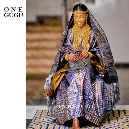 First Quality Printed African Traditional Basin Riche Dashiki Wedding Dress Origianl Nigeria Perfumed Bazin Rich Boubou Robe