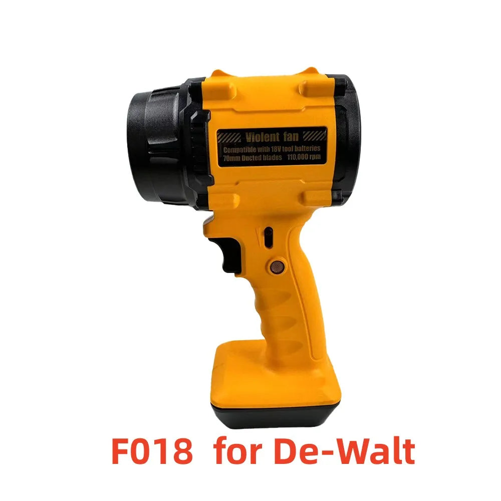 Turbo Jet Fan for Dewalt/For Makita/For Milwaukee Battery Air Duster Brushless Motor Electric Air Blower Power Tool for Cleaning