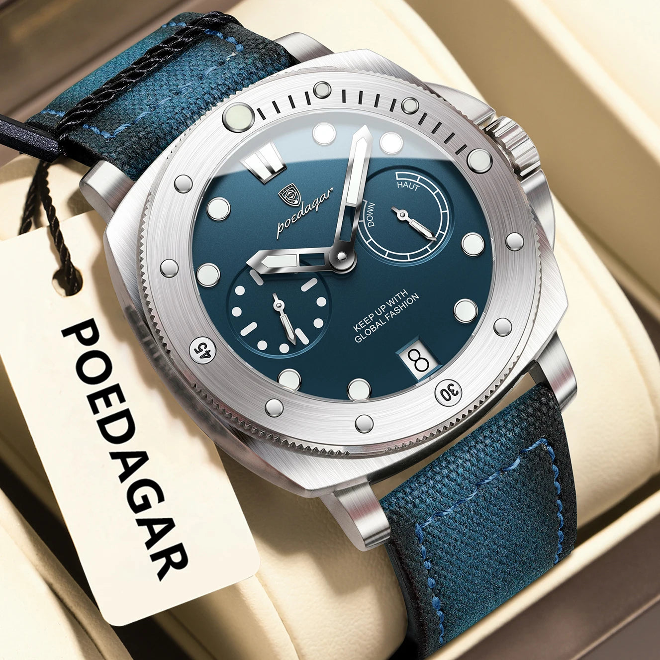 High Quality Military Watch for Man Waterproof Luminous Date Fashion Men Clock Nylon Leather Quartz Men'S Watches Reloj