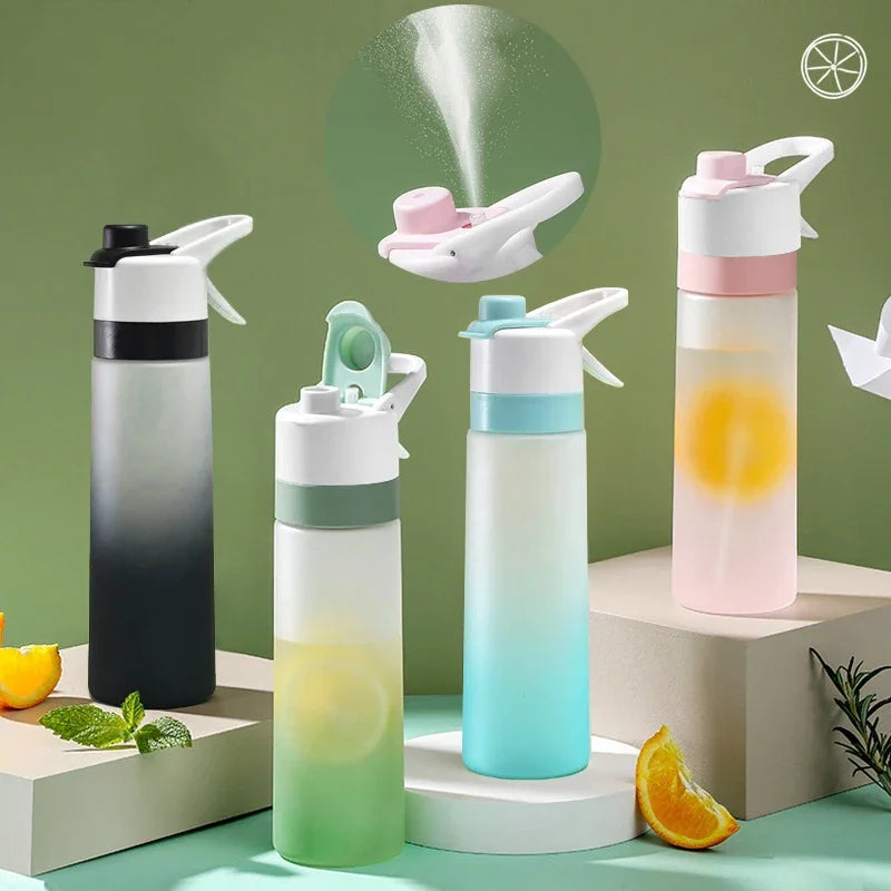 650ML Water Bottle for Girls Outdoor Sport Travel Bottles Large Capacity Spray Bottle BPA Free Drinkware Travel Bottles Gift Cup