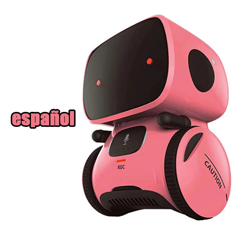 Toy Robot Intelligent Robots Russian & English & Spanish Version Voice & Touch Control Toys Interactive Educational RC Robot