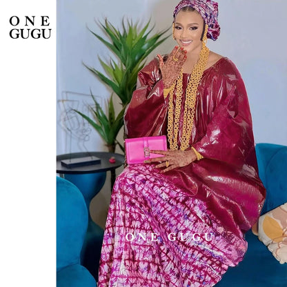 First Quality Printed African Traditional Basin Riche Dashiki Wedding Dress Origianl Nigeria Perfumed Bazin Rich Boubou Robe