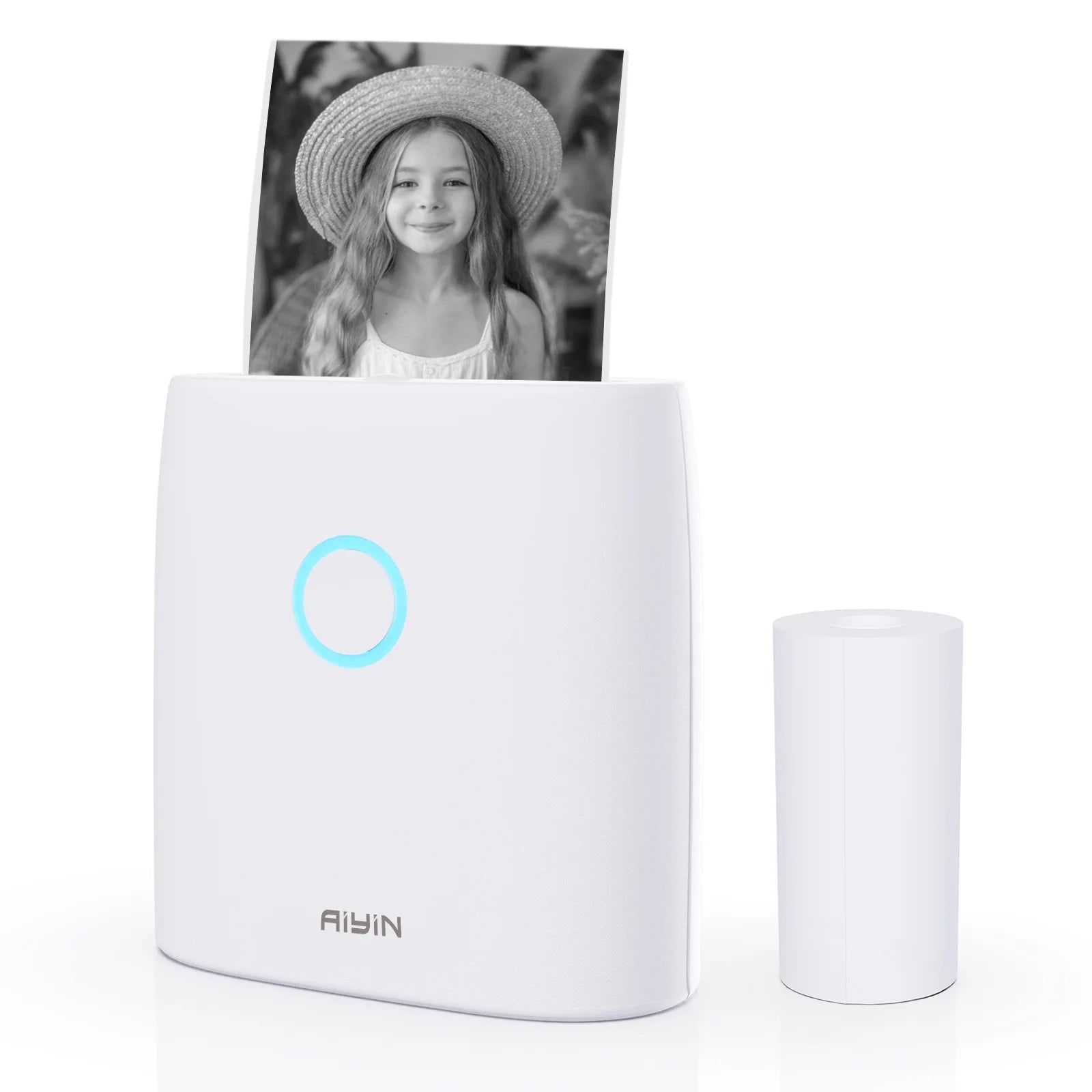 Q2 203Dpi HD Printing Thermal Printer without Ink DIY Mini Portable Printing Bluetooth Control for Photo Label Shopping Ticket