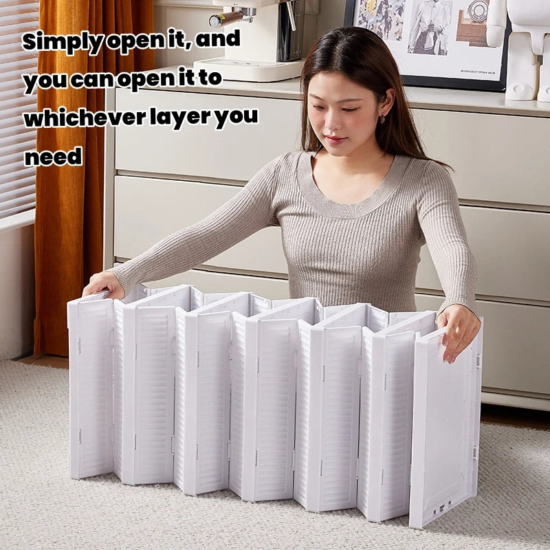 3/6 Layers Shoes Box Foldable Sneaker Shoe Storage Box Stackable Transparent Dustproof Cabinet Shelf Shoe Rack Organizers