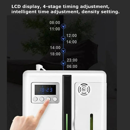 160Ml Waterless Scent Diffuser Bluetooth Wall-Mounted Fragrance Machine Smart Scent Diffuser for Essential Oil Hotel Home