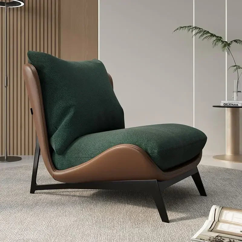 Balcony Leisure Chair Simple Single Sofa Living Room Leisure Lounge Chair Lazy Sofa Chair Living Leisure Reading