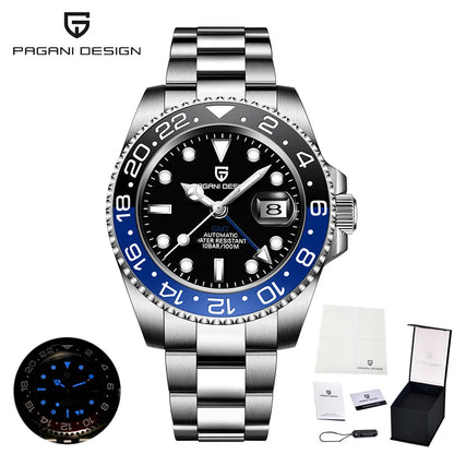 2025 New  Top Mechanical Automatic Watch Sports Rubber Diver Series Watch Luminous Date Display Watches for Man