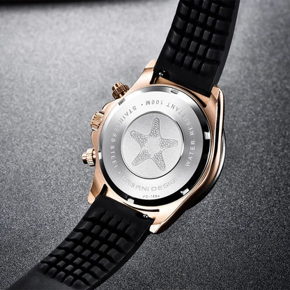 40Mm New V2  Men'S Quartz Watches Sapphire Retro Chronograph Stainless Steel Waterproof Watch Men Relogio Masculino