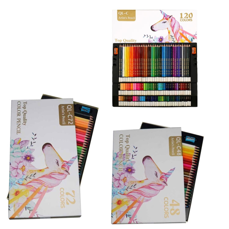 120 Colors Oil Colored Pencil Art Hand Drawn Set