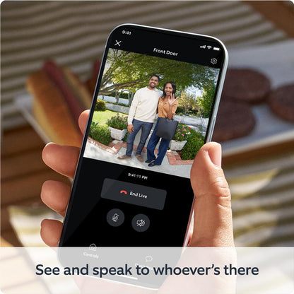 Battery Video Doorbell (2024 Release) + Chime | DIY Wireless Video Doorbell Camera | Head-To-Toe View | Easy to Install (5 Min) | with Built-In Battery I 30-Day Free Trial of  Home