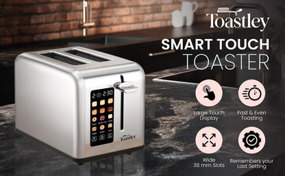 Toastley Smart Toaster 2 Slice with Screen Touch Control