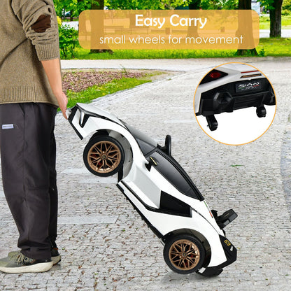 12V Electric Vehicle Featuring Remote Control and LED Lighting Functions