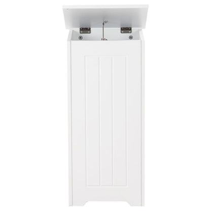 Stylish and Functional White Wooden Laundry Hamper for Every Home