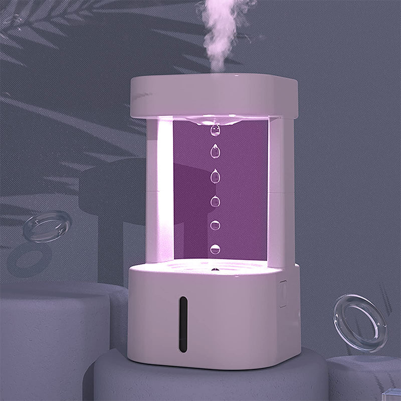 Revolutionary Anti-Gravity Humidifier with 580ML Water Tank - Enhance Your Home's Air Quality in Style