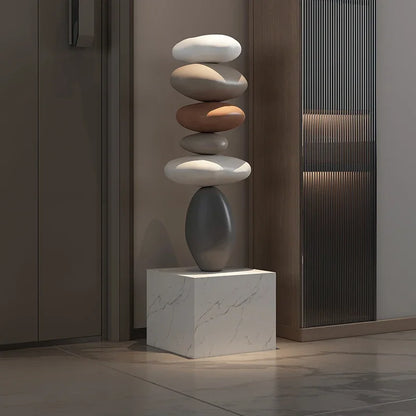 Home Decor Luxury Stones Fortune Turns Statue Living Room Ornament Floor Sofas Decorative Art Nordic Housewarming Gifts