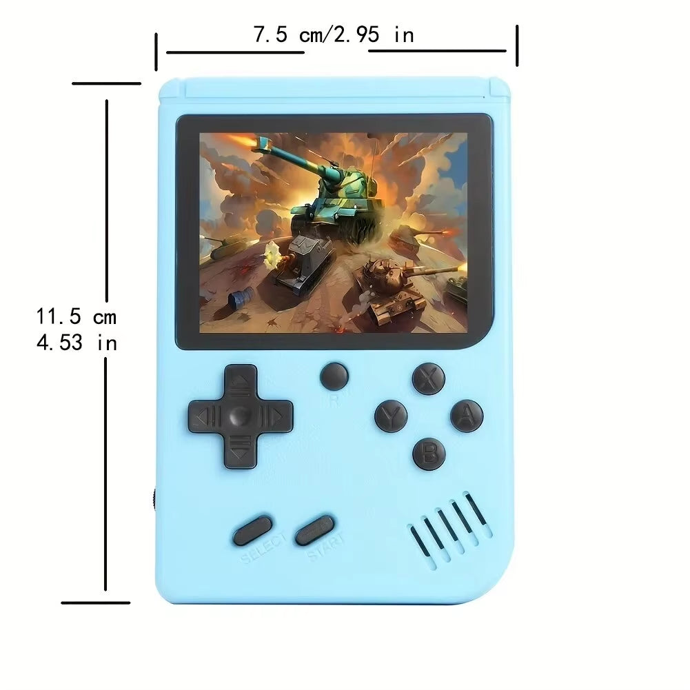 2.4-Inch LCD Screen Retro Handheld Video Game Console with 400 Built-In Games - Portable Mini Gaming Device for Christmas Gifts