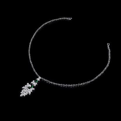 Luxury 4-Piece Sparkling Crystal Wedding Bride Sparkling Jewelry Accessories Suitable for Bridal Parties, Dates, Queen Gifts
