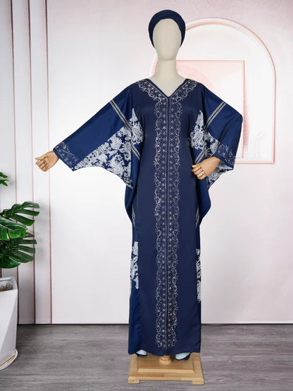 Abayas for Women Dubai Luxury 2025 African Muslim Fashion Dress Caftan Marocain Evening Party Dresses Boubou Robe Djellaba Femme