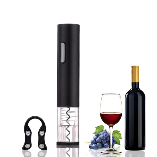 Electric Wine Opener Automatic Electric Wine Bottle Corkscrew Opener with Foil Cutter Wine Bottle Opener Kit